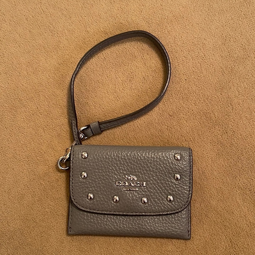 Coach card pouch